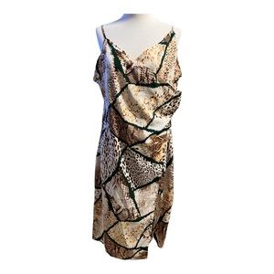 Boohoo Animal Print Dress